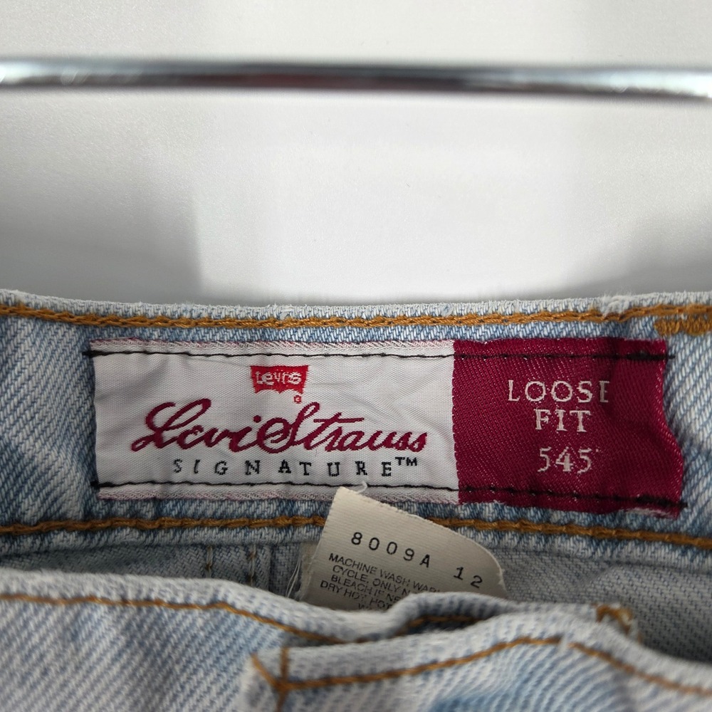 VTG Levis 560 Mens Loose Fit Tapered Leg Light Wash Blue 44x32 USA Baggy Skater - Picture 6 of 12